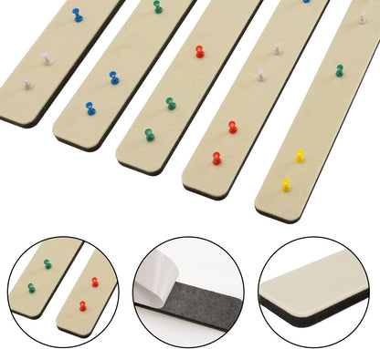 Bulletin Board Cork Board Cork Boards for Walls Cork Board for Office Pin Board Bulletin Boards for Walls (Brown)