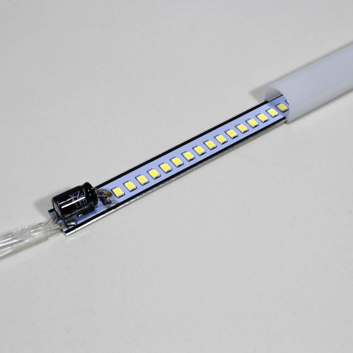 STBTECH 110V LED Under Cabinet Lighting,17inch LED Strip Light Bar with 6ft Power Cord,Magnetic Installation,Super Slim Counter Light,Reading Desk Lamp for Kitchen/Work Table.(White 6000K)
