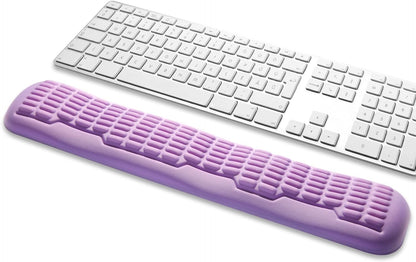 UnivoColors Ergonomic Mouse Wrist Rest,Latest 3.0 Wave Curve Design,High-Resilience Memory Foam Non-Slip Base,Reduces Wrist Fatigue,Ideal for Office Gaming & Long Hours of Use(Black)