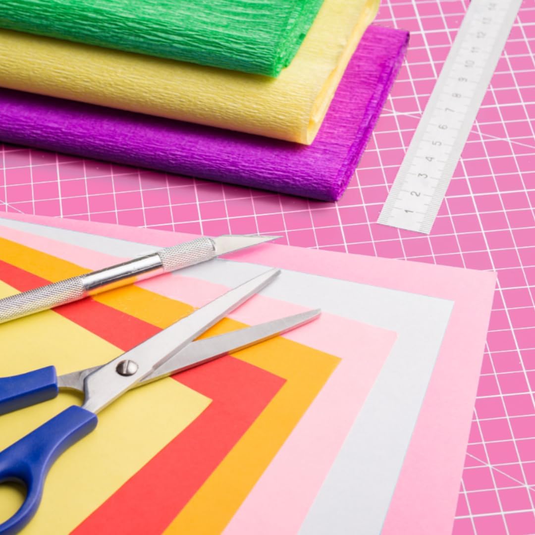 18"x24" Self Healing Cutting Mat, Sewing Mat for Crafts, Double Sided 5-Ply Table Cutting Board for Fabric Quilting Leather Modeling Hobby Project, Turquoise