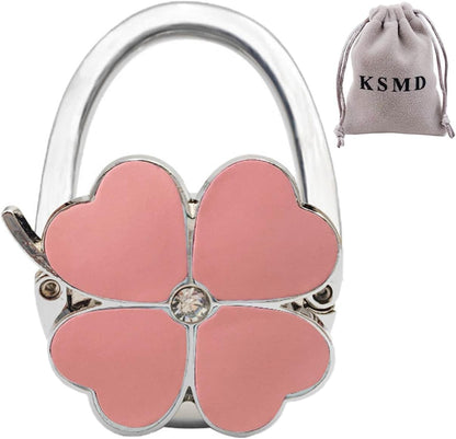 KSMD Variety Design Purse Hooks for Table and Bars,Portable Purse Hanger Organizers Hooks Handbag Pocketbook Holder Bag Storage for Desk,Foldable Folding Purse Table Hook Hanger
