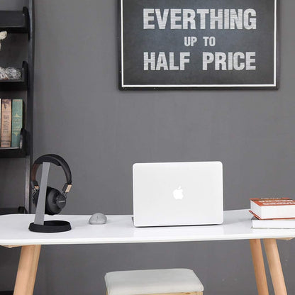 Avantree HS102 - Metal & Silicone Headphone Stand Hanger with Cable Holder, Black Desk Earphone Mount Rack, Fancy Music Studio Accessories