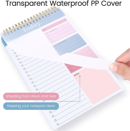 To Do List Notepad - To Do List Notebook for Work with 52 Sheets, Undated Daily Planner Perfect for Enhanced Productivity and Goal Achievement - Green