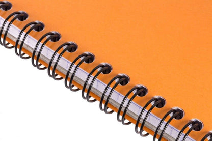 Rhodia Reverse Book & Dot Book - Dot Grid 80 sheets - 8 1/4 x 8 1/4 - Black Cover