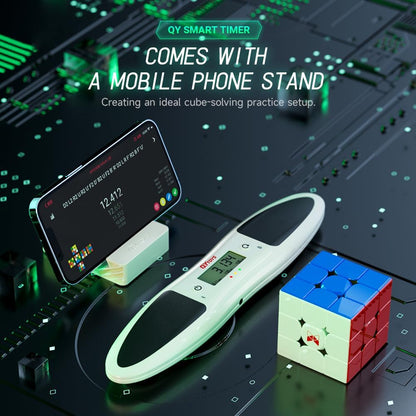 LiangCuber QiYi Cube Smart Timer,Smart Timer for 3x3 Speed Cube,Intelligent Timing with App