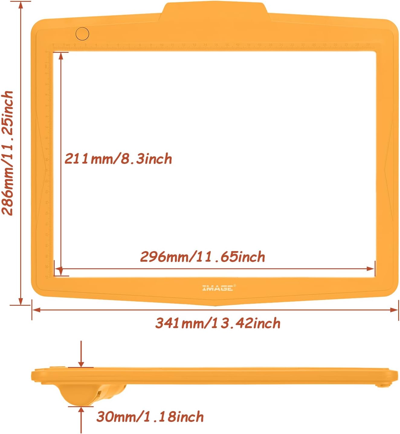 IMAGE A4 LED Tracing Pad for Kids, Rechargeable Light Up Drawing Tablet Board Children Portable Art Christmas Gift for Boys Girls Ages 6+(with 10 Traceable Sheets), Durable & Fun Creative Toy(Blue)