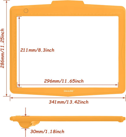 IMAGE A4 LED Tracing Pad for Kids, Rechargeable Light Up Drawing Tablet Board Children Portable Art Christmas Gift for Boys Girls Ages 6+(with 10 Traceable Sheets), Durable & Fun Creative Toy(Blue)