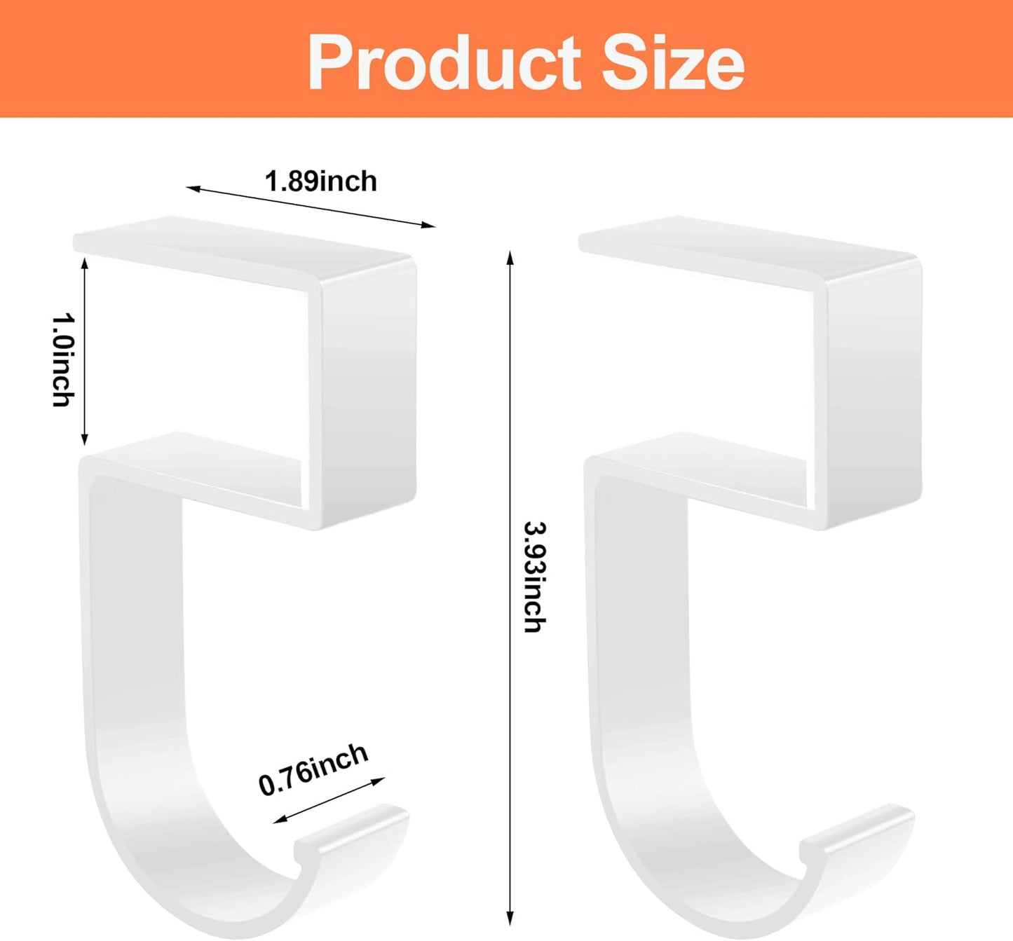 2PCS Purse Hook for Table - Heavy Duty Purse Hanger for Table High-Strength Alloy Materials Purse Holder for Desk Can Hook Bags, Umbrellas, Keys, Cups and Headphone