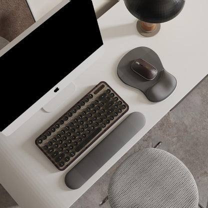 ErgoComfort Gel Wrist Rest Mouse Pad-Ergonomic Office Mousepad with Wrist Support-Non-Slip, Design Desk Accessories Mat for Home&Game Decor (06Mocha Sand)