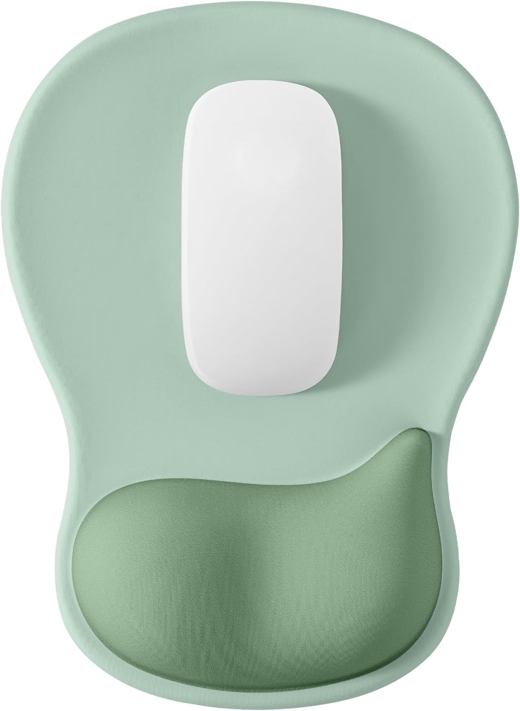 EooCoo Ergonomic Mouse Pad with Gel Wrist Rest Support, Middle Concave Design for Natural Wrist Alignment, Non-Slip Base Mousepad for Laptop, Computer, Office Desk Accessories, Carpal Tunnel Syndrome