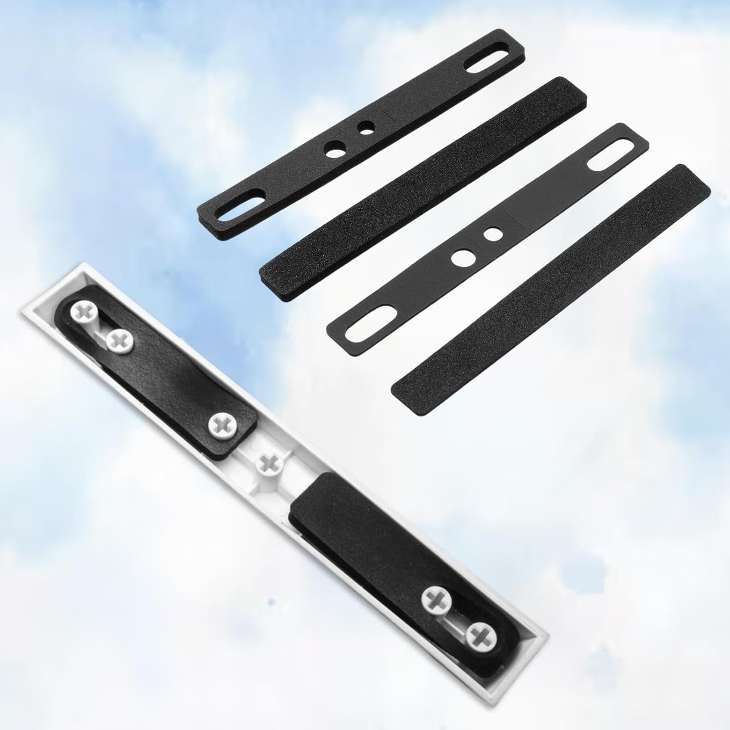 4 PCS Keyboard Spacebar Foam Space Bar Foam Silencer Pad EVA Foams Pad for 6.25u Mechanical Keyboards (2mm, 3mm)