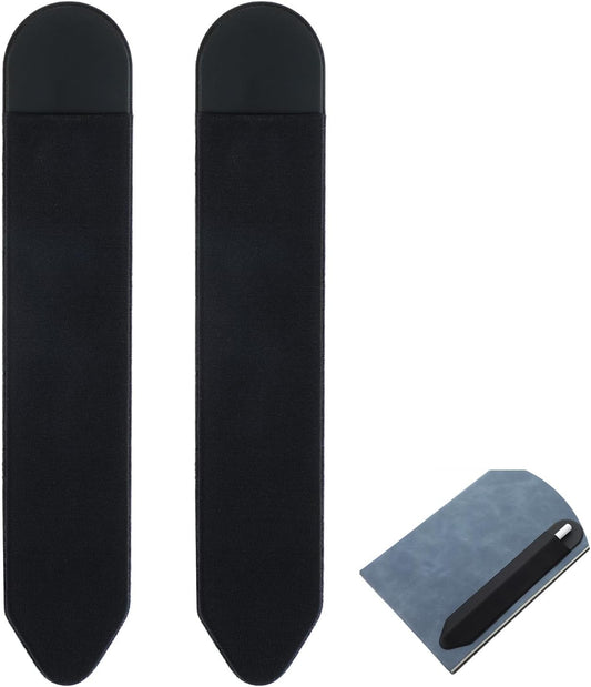 2PCS Pen Sleeve, Stylus Holder for Phone, Elastic Tablet Pen Holder for Tablets, Scratch, Dust and Shock Protection, Compatible with Pencil Pro, 1st/2nd Gen, USB-C, Black