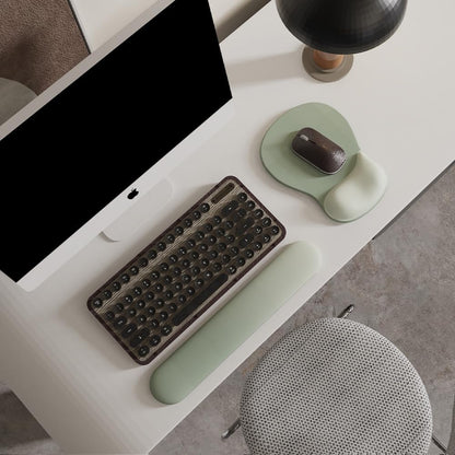 ErgoComfort Gel Wrist Rest Mouse Pad-Ergonomic Office Mousepad with Wrist Support-Non-Slip, Design Desk Accessories Mat for Home&Game Decor (06Mocha Sand)