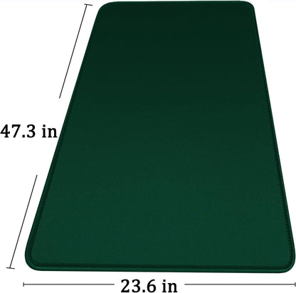 Large Extended Gaming Mouse Pad with Stitched Edges, (31.5X15.7In) Durable Non-Slip Natural Rubber Base, Waterproof Computer Keyboard Pad Mat for Esports Pros/Gamer/Desktop/Office/Home-Black