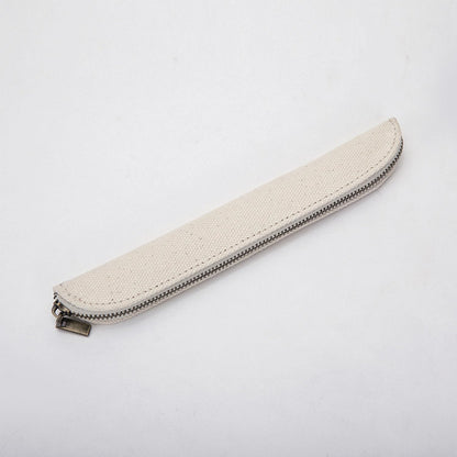 Pencil Case Durable Pencil Pouch for Pens School Featuring Oxford Lap Design (Khaki,Oxford)