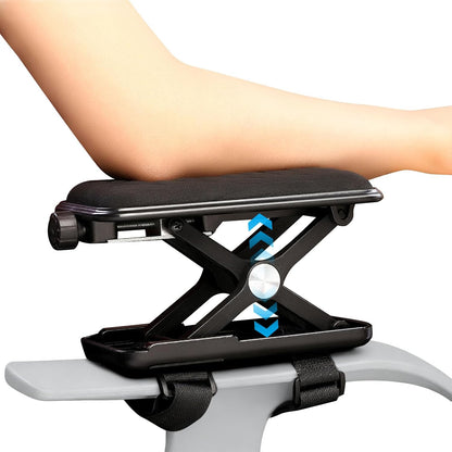 Chair Armrest Pads, Adjustable Height Office Chair Arm Rest Booster, Enhanced Comfort, Chair Armrest Elevator Pads, Elbow Support Cushion for Computer, Gaming and Desk Chairs