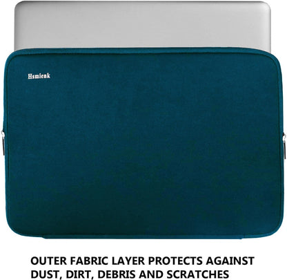 Laptop Sleeve 15.6 Inch, Durable Shockproof Protective Cover Flip Case Briefcase Carrying Computer Bag Case Compatible with 15.6 Inch HP, ASUS, Lenovo, Acer, Notebook, Computer, Black