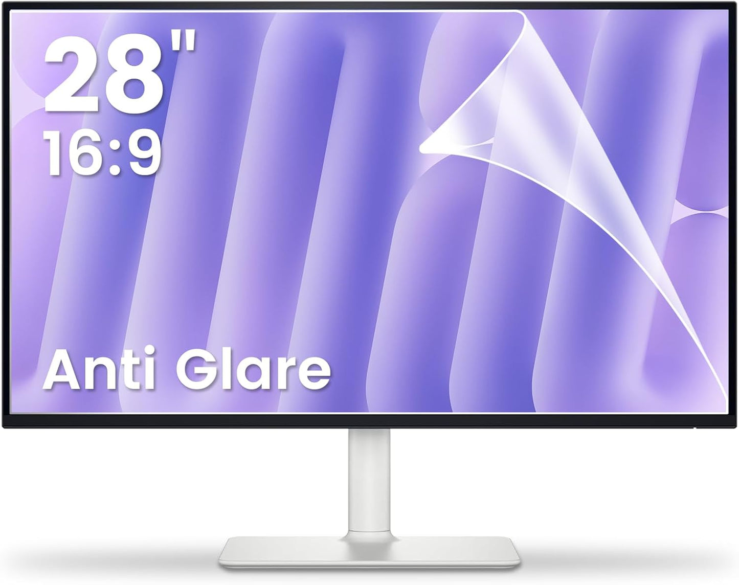 F FORITO 2-Pack 22 inch 16:10 Matte Anti Glare Computer Screen Cover, Anti Glare Eye Protection Film Compatible with All 22" Widescreen Monitors with 16:10 Aspect Ratio (18.7"W x 11.7"H) Not for 16:9