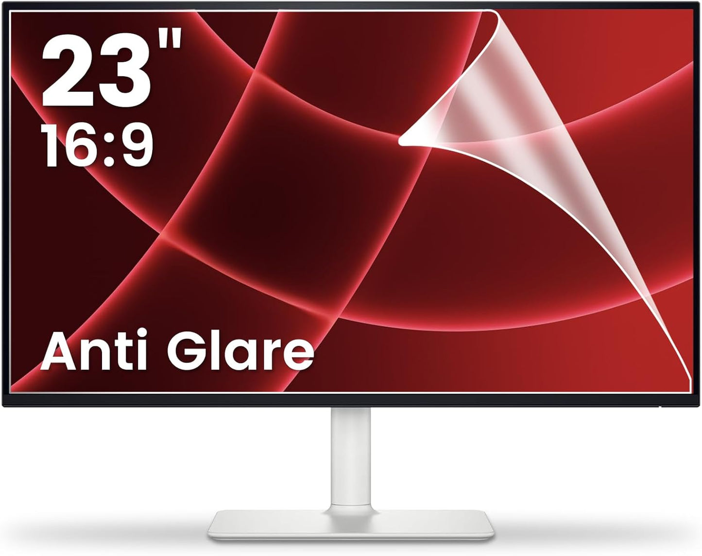 F FORITO 2-Pack 22 inch 16:10 Matte Anti Glare Computer Screen Cover, Anti Glare Eye Protection Film Compatible with All 22" Widescreen Monitors with 16:10 Aspect Ratio (18.7"W x 11.7"H) Not for 16:9