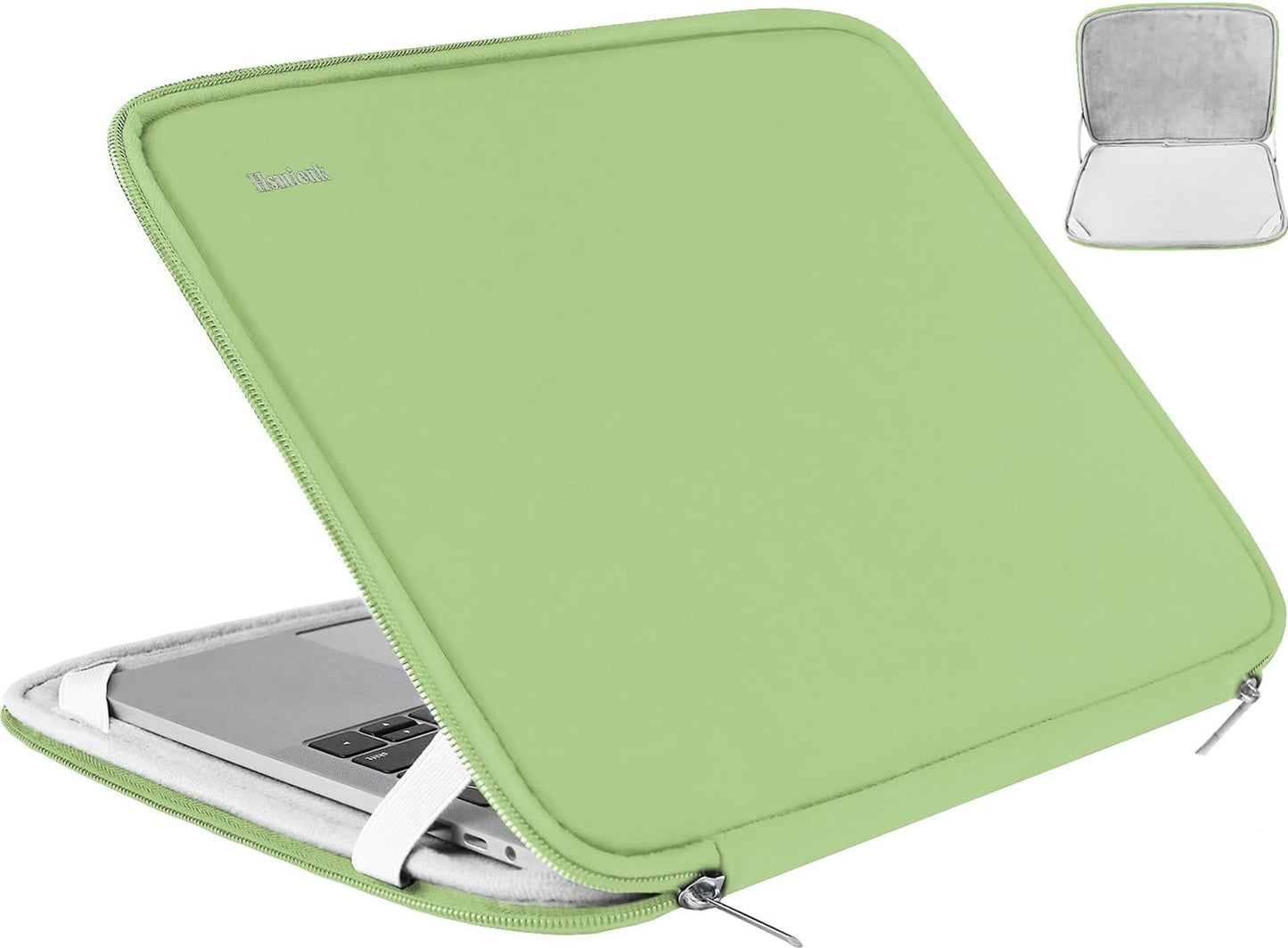 Laptop Sleeve 15.6 Inch, Durable Shockproof Protective Cover Flip Case Briefcase Carrying Computer Bag Case Compatible with 15.6 Inch HP, ASUS, Lenovo, Acer, Notebook, Computer, Black