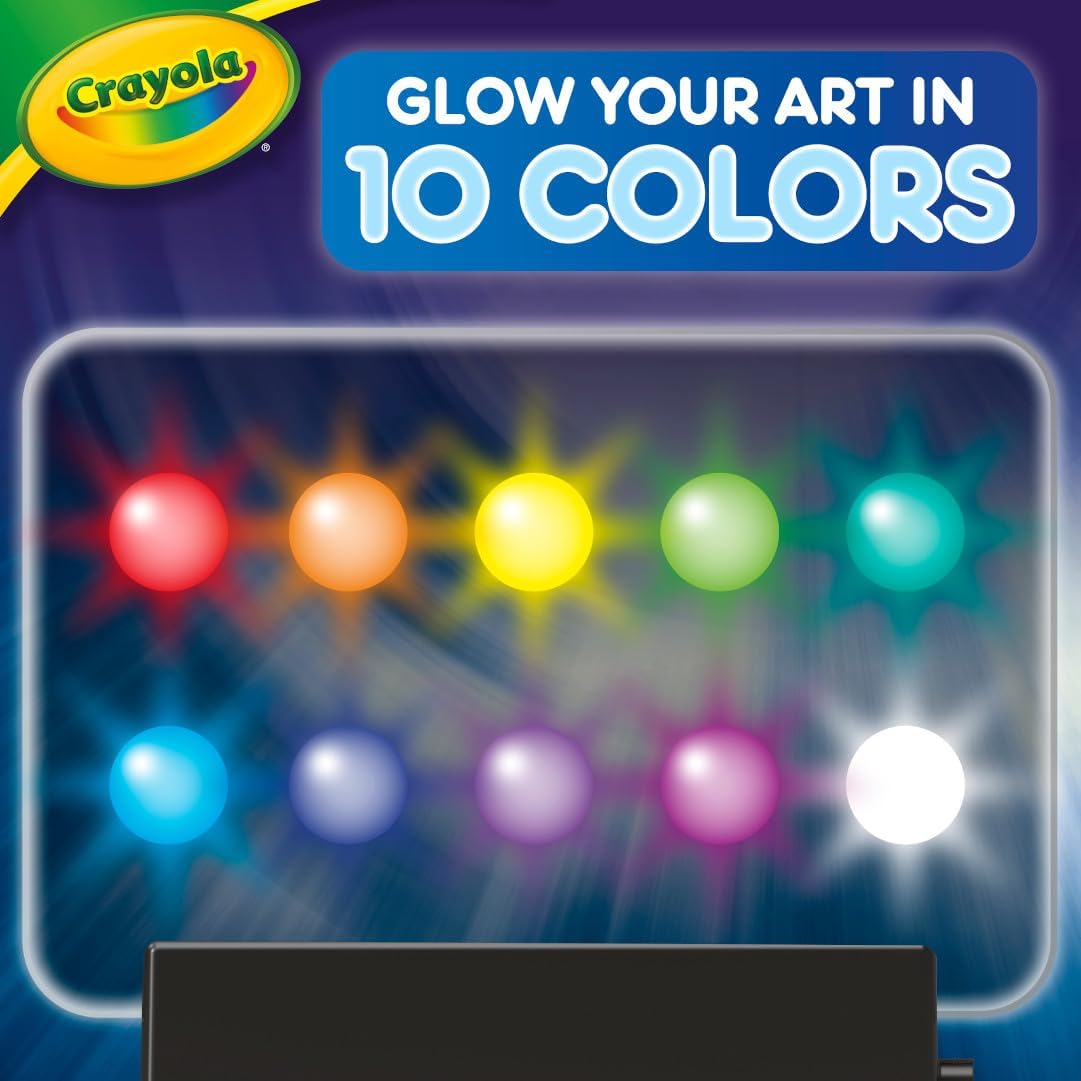 Crayola Ultimate Light Board - White, Kids Drawing Tablet, Gifts for Kids, LED Drawing Board, Sketching Art Projector, Toys for Boys & Girls, 6+