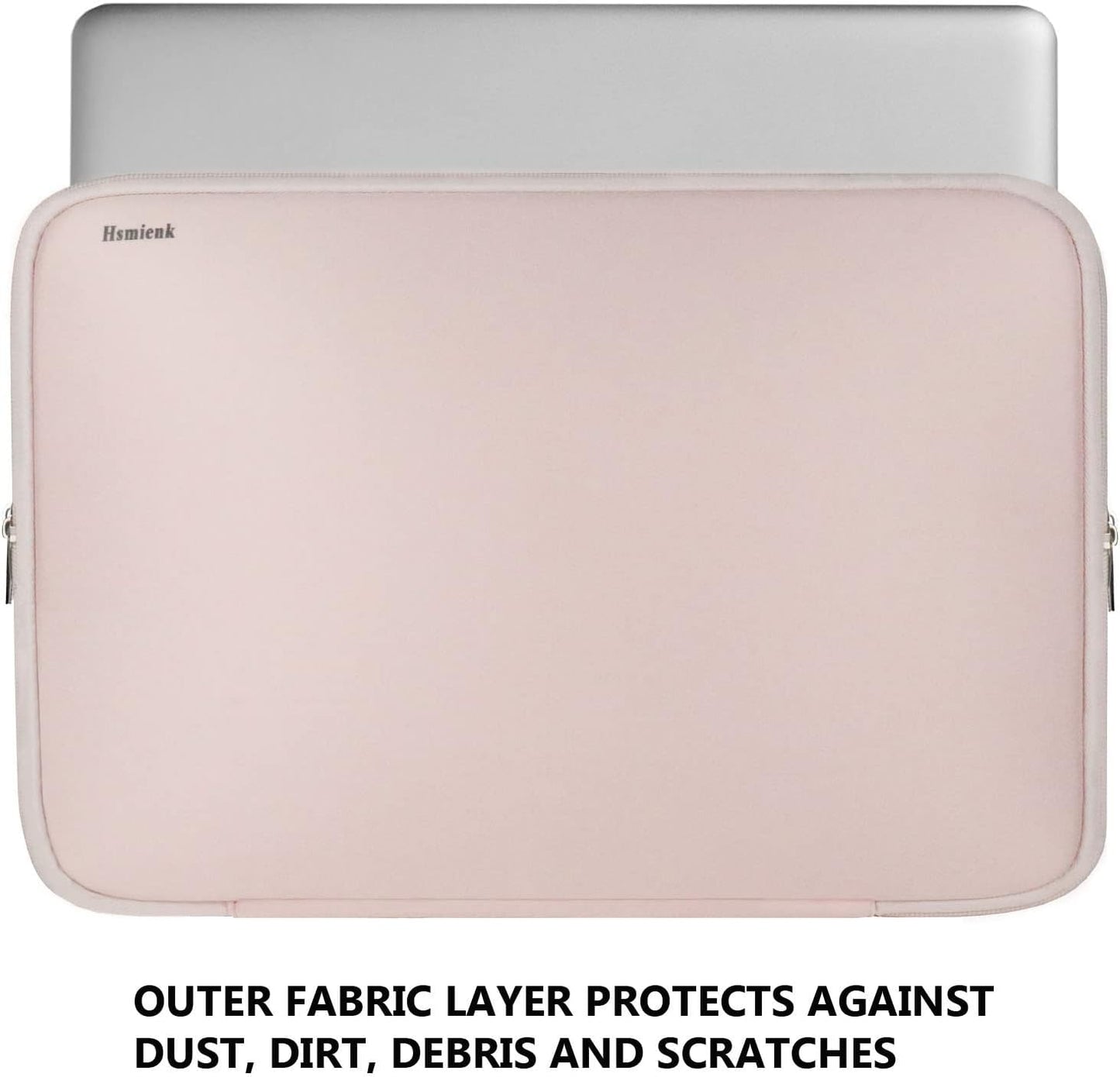 Laptop Sleeve 15.6 Inch, Durable Shockproof Protective Cover Flip Case Briefcase Carrying Computer Bag Case Compatible with 15.6 Inch HP, ASUS, Lenovo, Acer, Notebook, Computer, Black