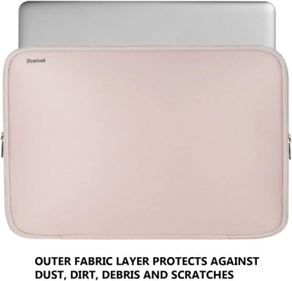 Laptop Sleeve 15.6 Inch, Durable Shockproof Protective Cover Flip Case Briefcase Carrying Computer Bag Case Compatible with 15.6 Inch HP, ASUS, Lenovo, Acer, Notebook, Computer, Black