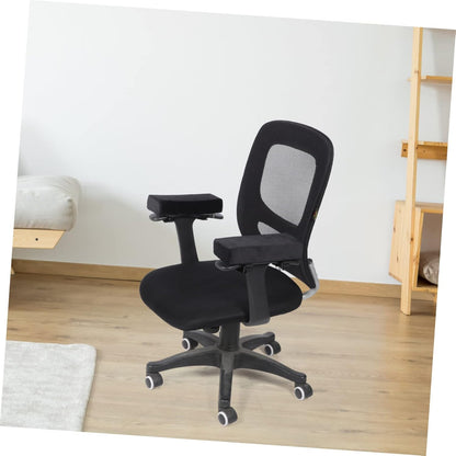 SHOWERORO 1pair Ergonomic Office Armrest Pads Comfortable Non- Cushion Covers for Chairs Height for Elbow Support for Home Gaming Desks Easy Installation