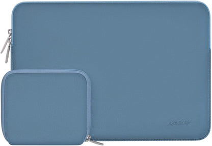 MOSISO Laptop Case 13.3 inch, 13-13.3 inch Laptop Sleeve Bag Compatible with MacBook Air/Pro 13/Pro 14 M5 M4 M3 M2 M1, HP Dell ASUS Lenovo, Neoprene Computer Sleeve Bag with Small Case, Baby Pink - Colors B