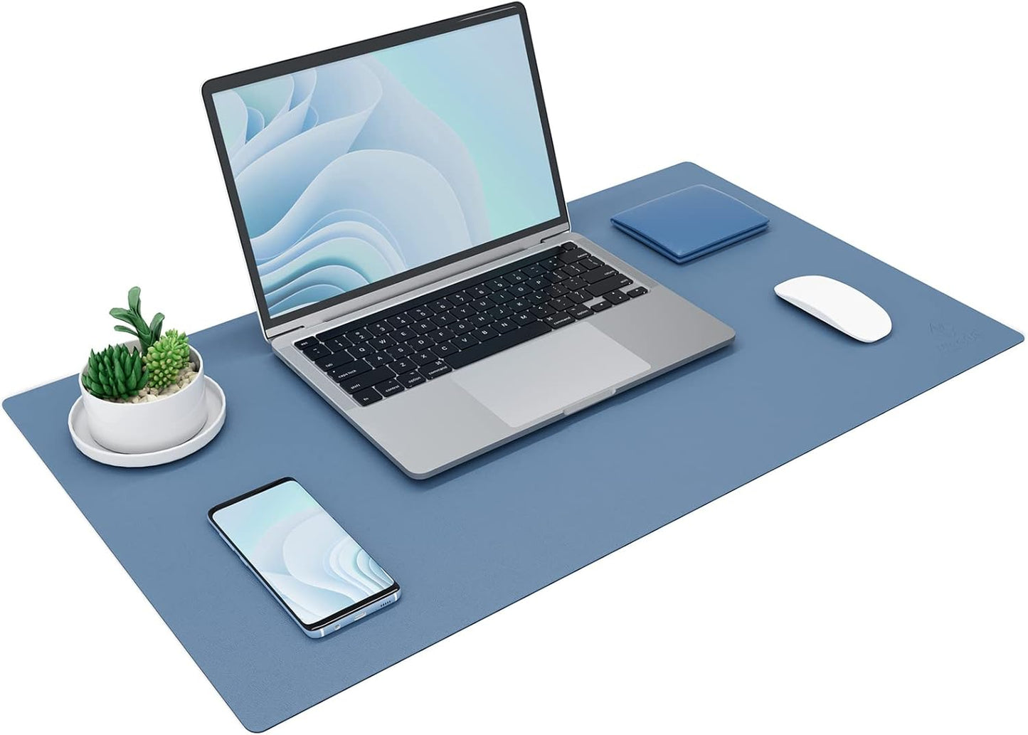 K KNODEL Non-Slip Desk Mat, Desk Pad, Desk Blotter, Desktop Mat for Desk, Large Desk Protector, Office Computer and Laptop Mat for Desk (31.5"x15.7", Brown)