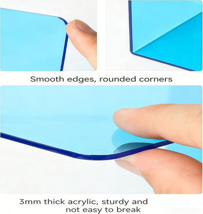 Book Stand for Display, Clear Bookends for Bookshelves, Decorative Book Holder for Music Sheets and Magazines