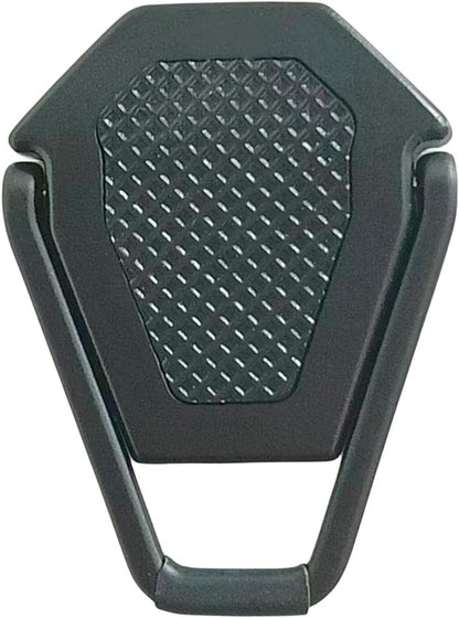 Portable Invisible Laptop Stand - 2PCS Zinc Alloy Laptop Mini Stand Heat Dissipation Pad, Laptop Lifter for 12-20 Inch Laptops (Black)