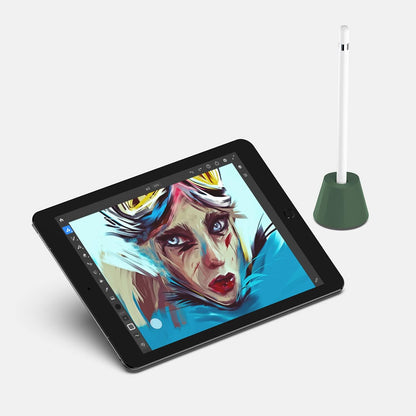 UPPERCASE Designs NimbleStand Vertical Stand Compatible with Apple Pencil with/without Sleeve or Grip (Onyx Black)