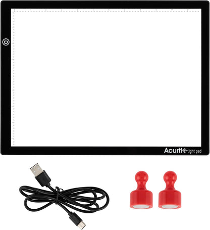 Acurit Artist LED Light Up Tracing Pad, for Tattoo Drawing, Streaming, Sketching, Animation, Stenciling