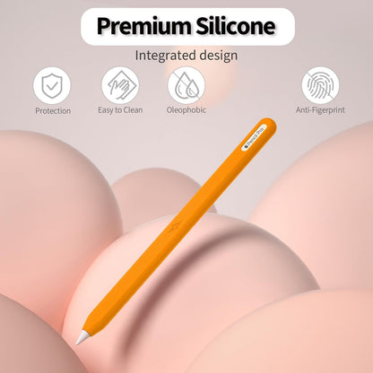 Ultra Thin Protective Pencil Cover for Apple Pencil Pro &Apple Pencil 2nd Gen Silicone Case Sleeve Compatible with Apple Pencil Pro (Pink)