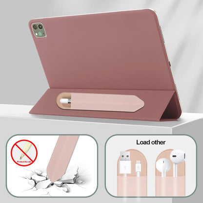 Apple Pencil Holder, 5 Pack Durable Elastic Apple Pencil (1st and 2nd Gen) Case Pocket, Adhesive Sleeve Pouch for iPad 8.3/9.7/10.2/10.5/11/12.9 Inch (Black Black)
