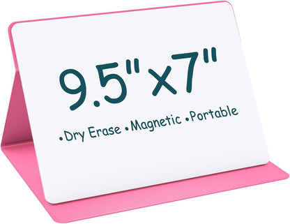 Magnetic Weekly Dry Erase Board,Portable Weekly Planner Whiteboard,Desktop Weekly Calendar White Board,to do List White Board 9.5"x7" Schedule Board Message Board for Office Home School (Black)