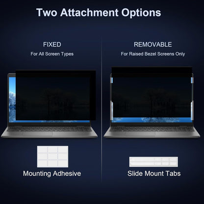 13.3 Inch 16:9 Laptop Privacy Screen Filter, Computer Monitor Privacy Shield, Anti Scratch Anti Spy Anti Glare Blue Light Screen Protector