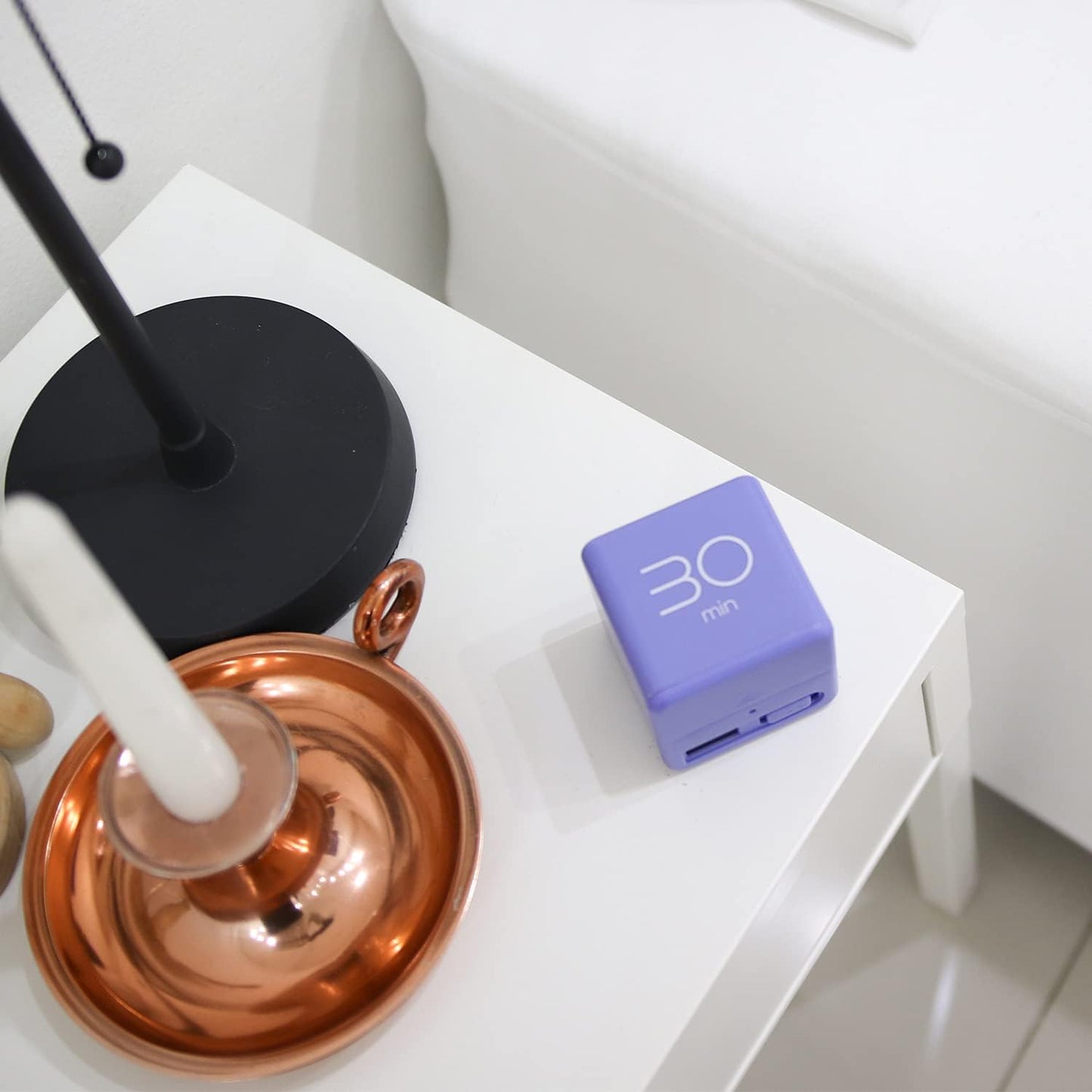 mooas Cube Timer (Mint), Flip Timer Productivity Timer, Time Management, Block Timer Kids Cube Timer Kitchen Timer Desk Timer for Studying Workout Classroom 1, 3, 5, 10 min Timer Setting