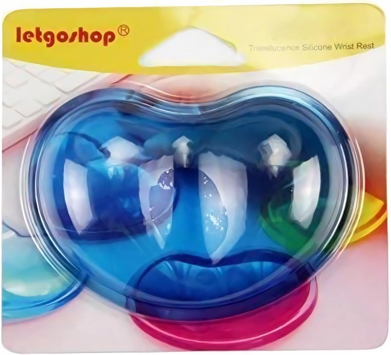 Ergonomic Gel Wrist Rest for Mouse, Computer Mouse Wrist Support for Arm Pain Relief, Heart-Shaped Cute Hand Wrist Cushion for Home and Office Working Gaming Anti-Fatigu