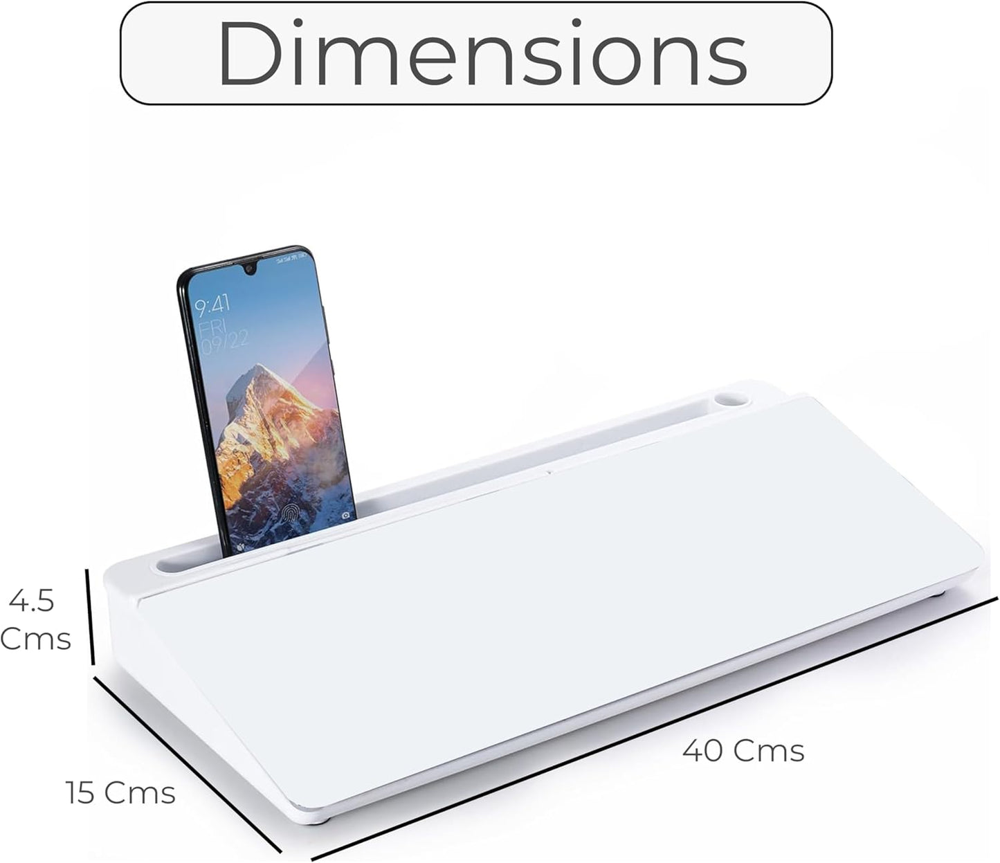 Desk Whiteboard Perfect for School, Office, and Home Use Includes 1 Marker & 1 Eraser Dry Erase Desktop Whiteboard with Drawer for Storage Ideal for Office Desk Organizer, Tasks & Notes.