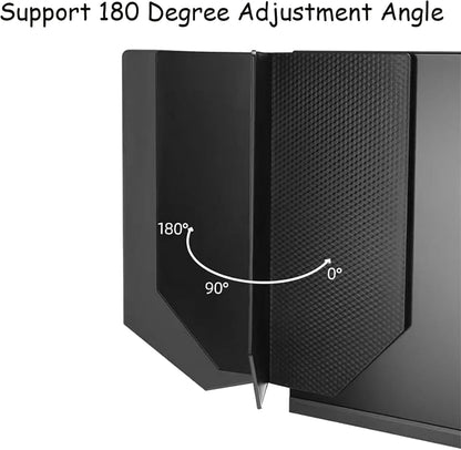 Adjustable Monitor Sunshade Hood for 24-32 Inch Screens - Reduce Eye Strain and Glare