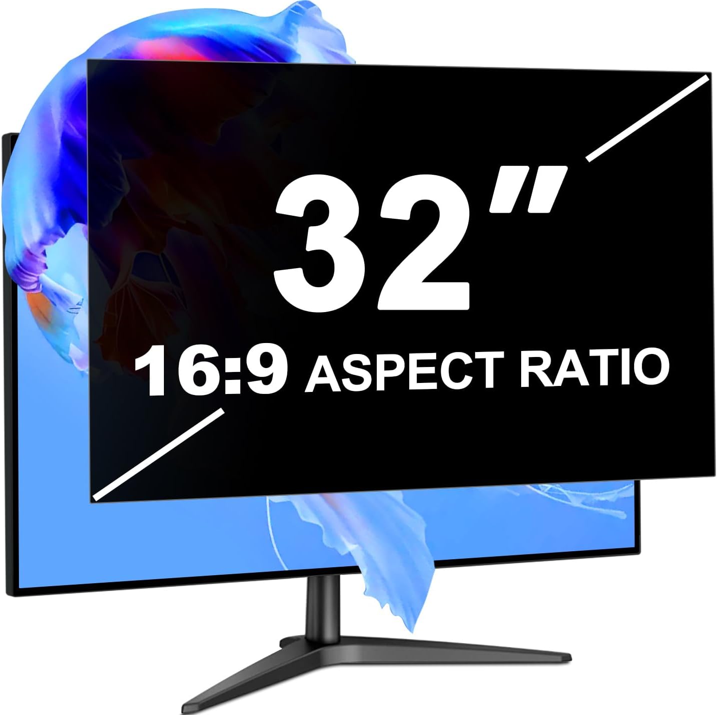 Laptop Privacy Screen 14 Inch 16:9 Aspect Ratio, Laptop Screen Privacy Shield Compatible With Lenovo Hp Dell Acer Asus Thinkpad Envy Xps, Removable Anti Glare Blue Light Computer Filter Protector