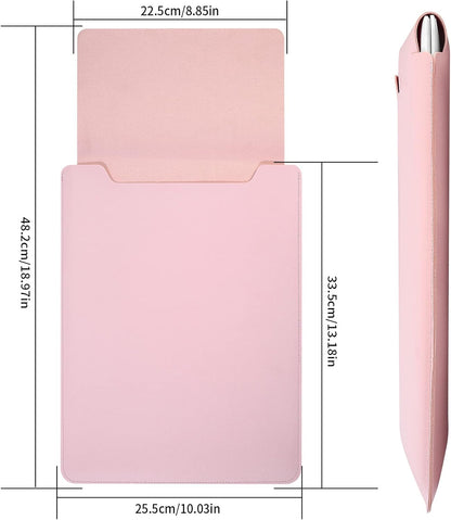 13.3-14" Laptop Sleeve, Blue, Compatible with Laptops 13.3"-14", Protects from Scratches, Water Damage, Multi-Functional Mouse Pad