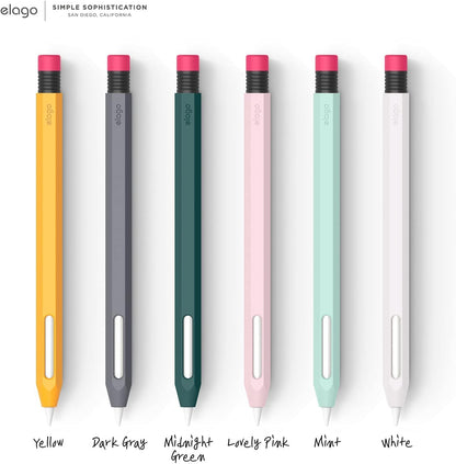 elago Compatible with Apple Pencil Pro Case & Apple Pencil 2nd Generation Case, Compatible with Magnetic Charging, Double Tap, Squeeze, Haptic (Must Read Installation Instructions) [Lovely Pink]