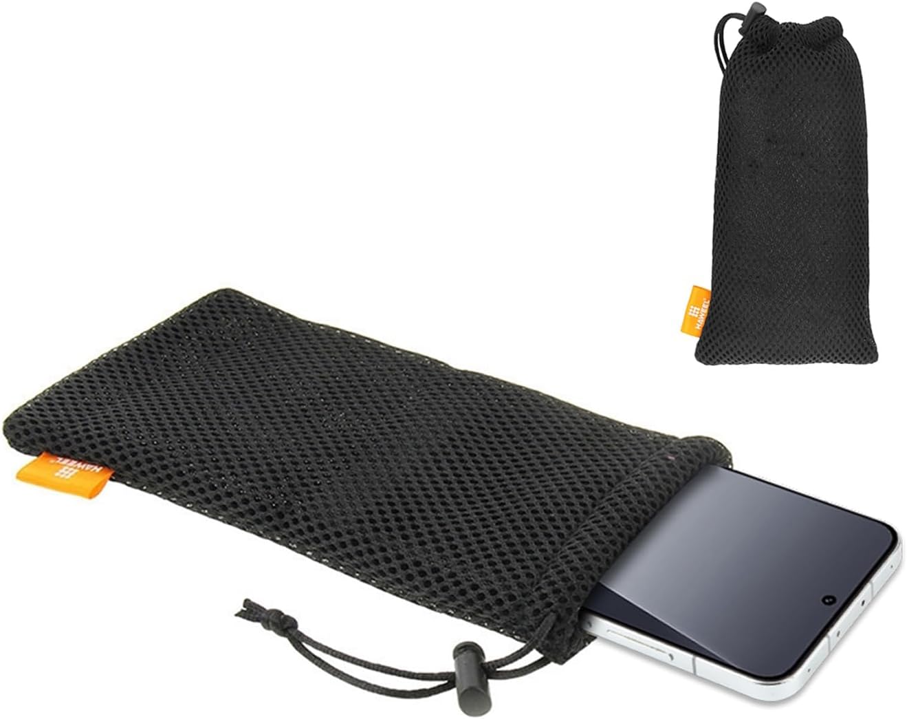 Pouch Carry Bag, Organizer for Smart Phones/Power Bank/USB Flash Drive/SD Cards and Other Accessories(Black)