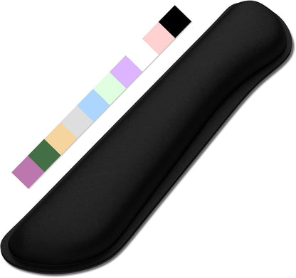 Dapesuom Enlarge Keyboard Wrist Rest, Memory Foam Keyboard Wrist Cushion for Computer Desk Mats Support, Pain Relief Ergonomic Mouse Pad Rests with Non-Slip Base for Gaming, Laptop, Radiant Orchid