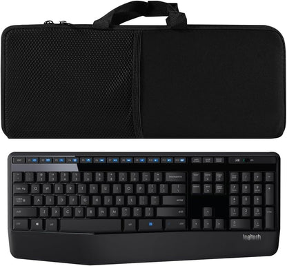 Portable Keyboard Bag Laptop Keyboard Sleeve Shockproof Dustproof Neoprene Case for Logitech MK345/MK850/ for Lovaky 2.4G Ergonomic Performance Wireless Keyboard Mouse Combo