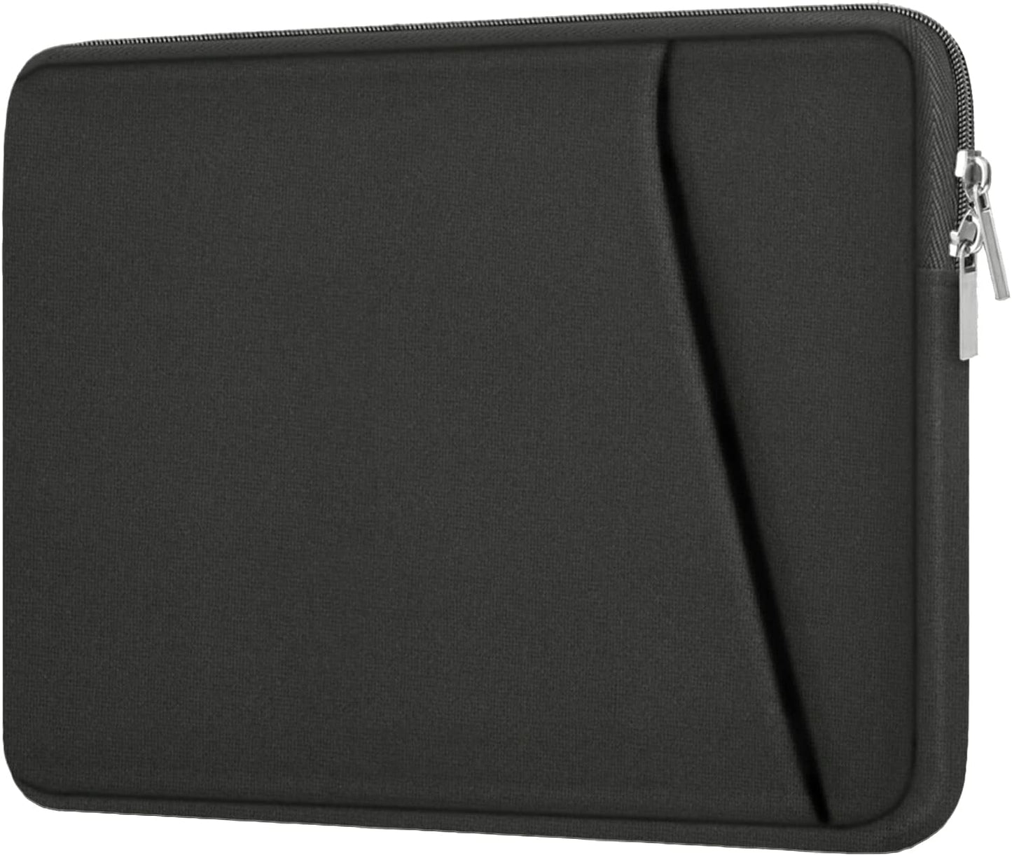 Laptop Sleeve, Durable Briefcase Shockproof Protective Case, Handbags Portable Laptop Bag for 15.6 inch HP Dell Asus Lenovo Notebook Computer with Front Pocket, Black