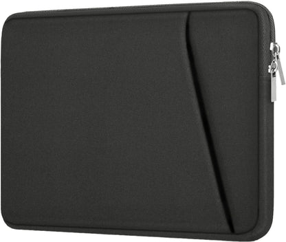Laptop Sleeve, Durable Briefcase Shockproof Protective Case, Handbags Portable Laptop Bag for 15.6 inch HP Dell Asus Lenovo Notebook Computer with Front Pocket, Black